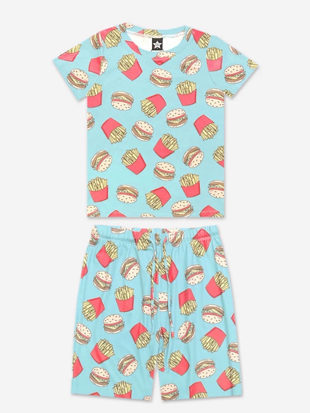 Pixie Lane Simply Soft Burgers 🍔 & Fries 🍟 Pajama Set Size 2